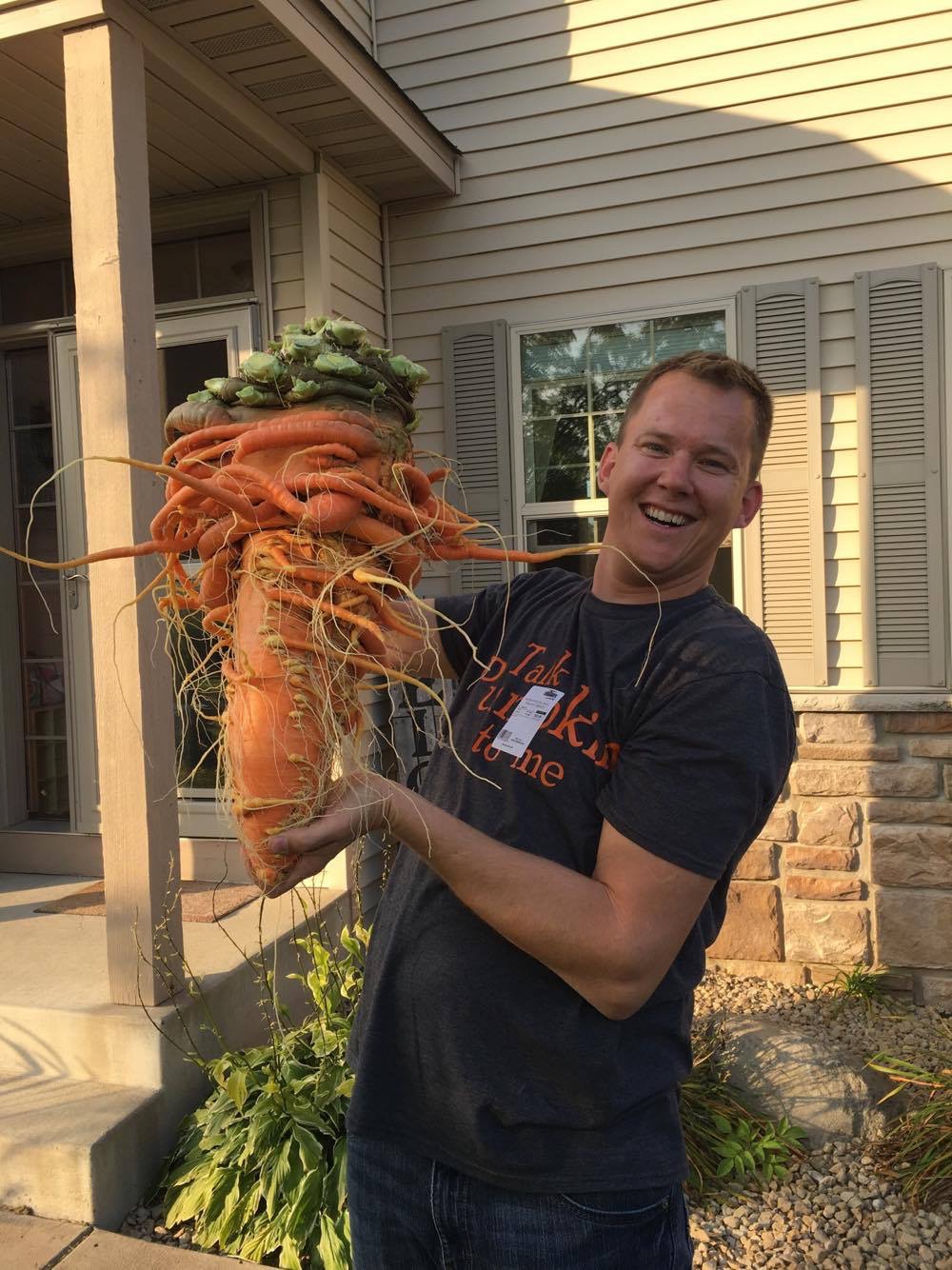 5 things to do with a 22 pound, recordbreaking carrot! Michael Perry